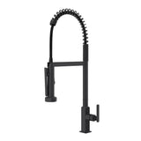 Rohl - ApothecaryE Pre-Rinse Infinite Control Pull-Down Faucet - Matte Black