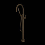 Rohl - Lombardia Single Hole Floor Mount Tub Filler Trim - Tuscan Brass