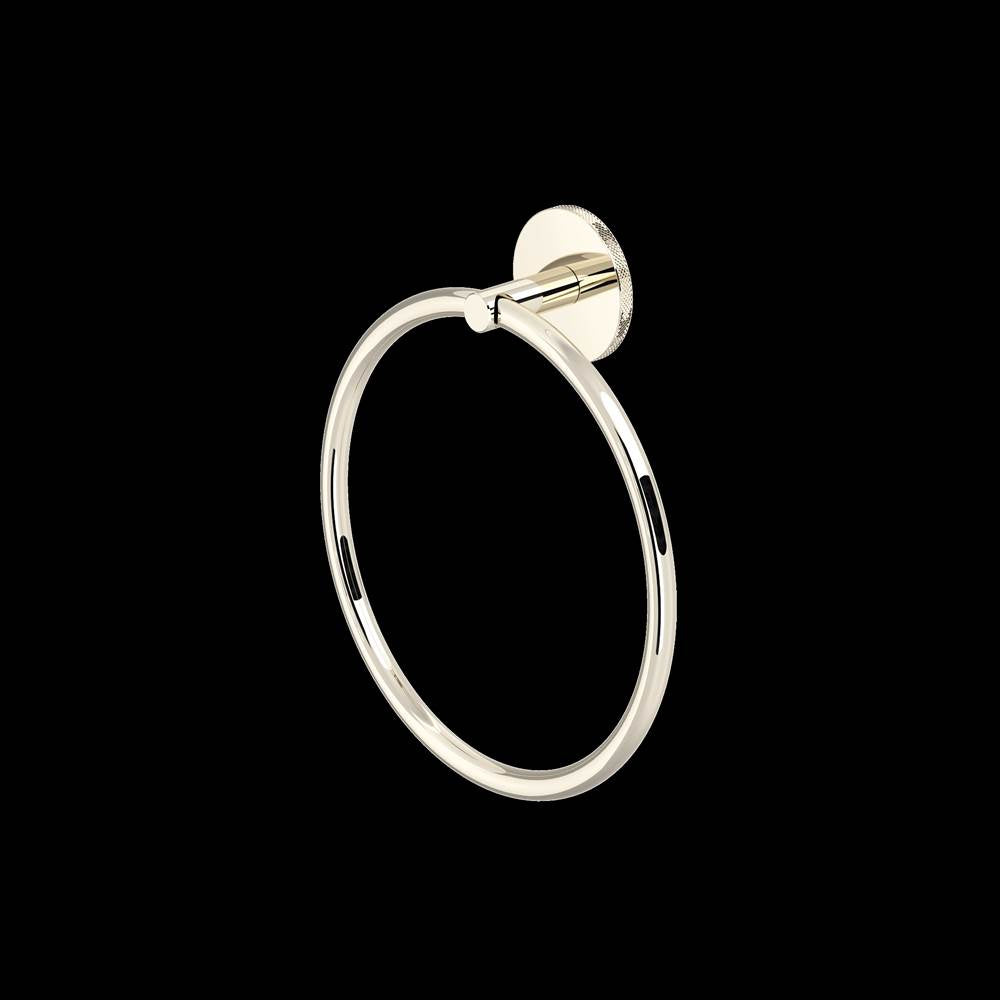 Rohl - AmahleE Towel Ring - Polished Nickel