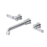 Rohl - ArmstrongE Wall Mount Lavatory Faucet Trim - Polished Chrome