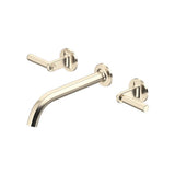 Rohl - ModelleE Wall Mount Lavatory Faucet Trim - Satin Nickel