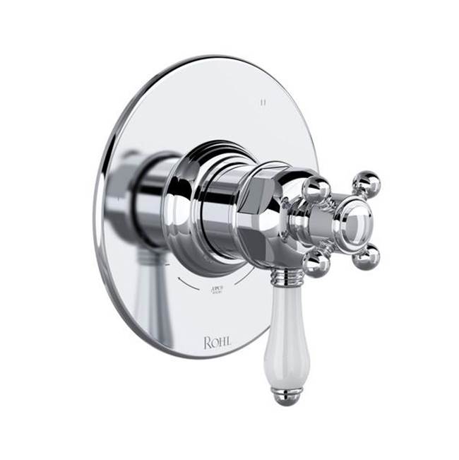 Rohl - 1/2'' Therm & Pressure Balance Trim With 5 Functions - Polished Chrome