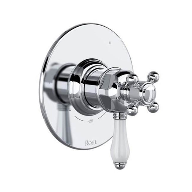 Rohl - 1/2'' Therm & Pressure Balance Trim With 5 Functions - Polished Chrome