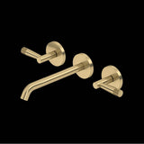 Rohl - AmahleE Wall Mount Lavatory Faucet Trim - Antique Gold