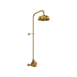 Rohl - Georgian EraE 3/4'' Exposed Wall Mount Thermostatic Shower System - Unlacquered Brass