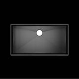 Rohl - ForzeE 33'' Single Bowl Stainless Steel Kitchen Sink - Black Stainless Steel