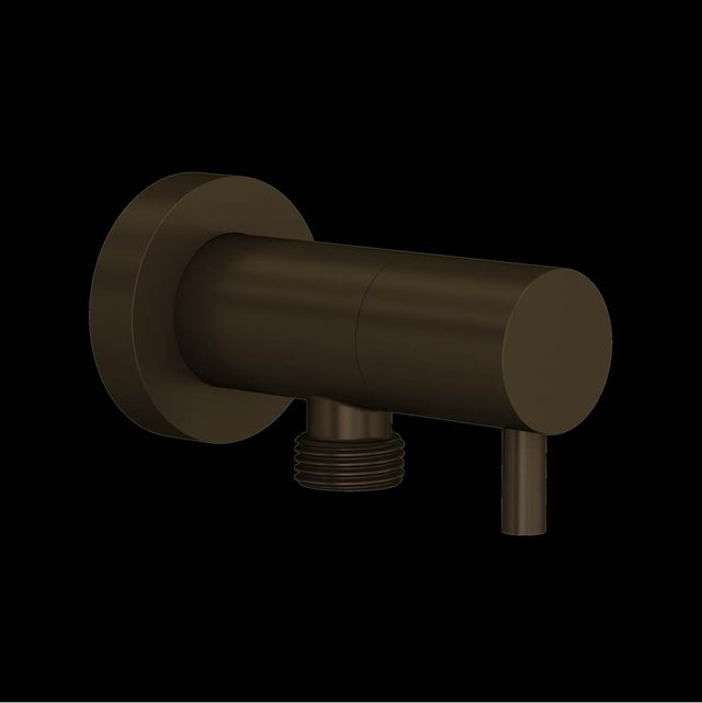 Rohl - Handshower Outlet With Integrated Volume Control - Tuscan Brass