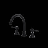 Rohl - CampoE Widespread Lavatory Faucet With C-Spout - Matte Black