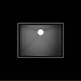 Rohl - ForzeE 24'' Single Bowl Stainless Steel Kitchen Sink - Black Stainless Steel