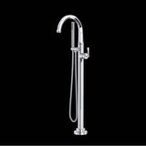 Rohl - ModelleE Single Hole Floor Mount Tub Filler Trim - Polished Chrome