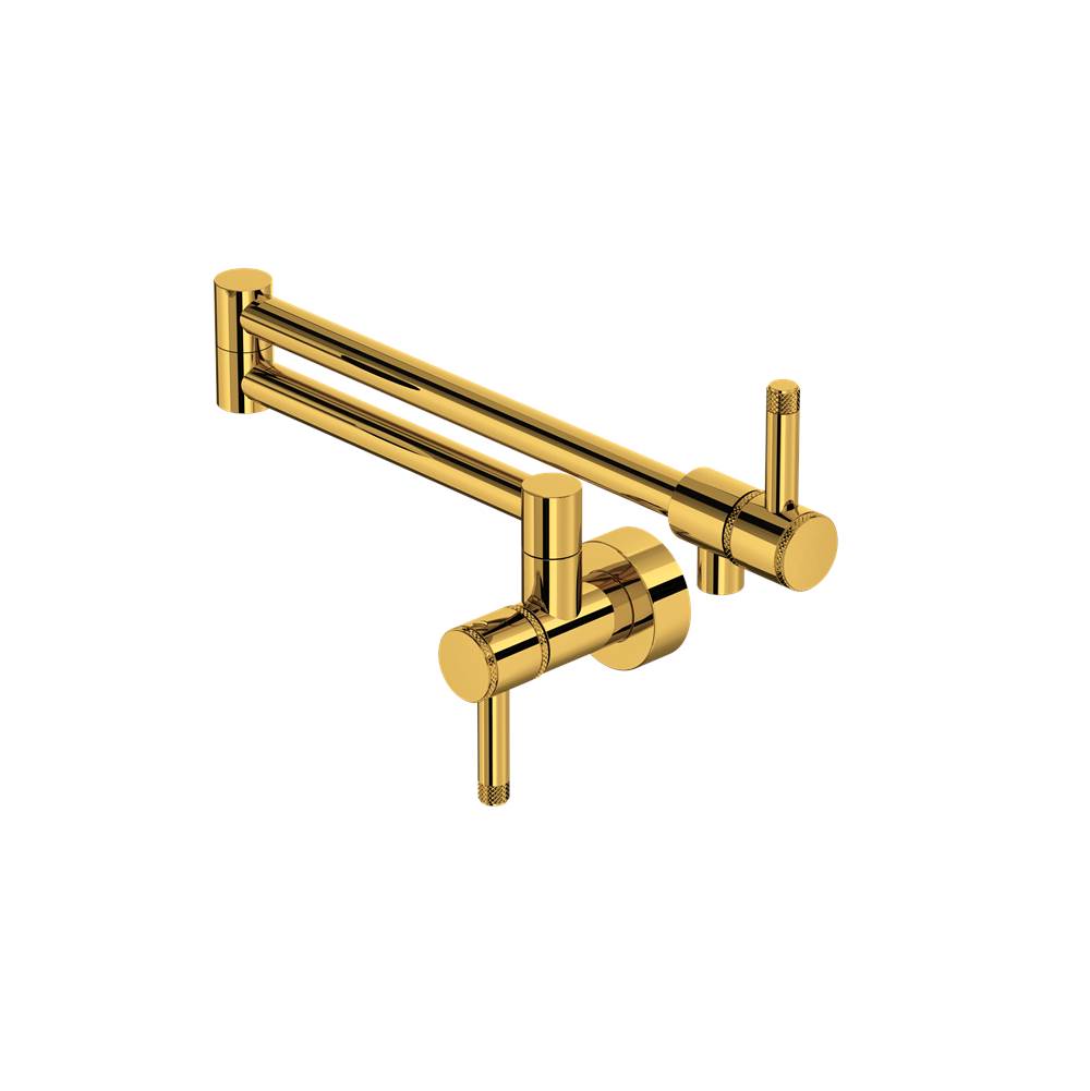 Rohl - CampoE Pot Filler - Unlacquered Brass