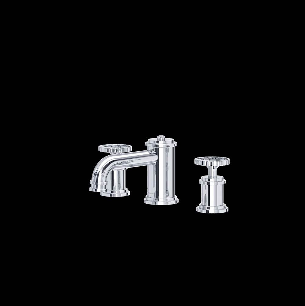 Rohl - ArmstrongE Widespread Lavatory Faucet With Low Spout - Polished Chrome