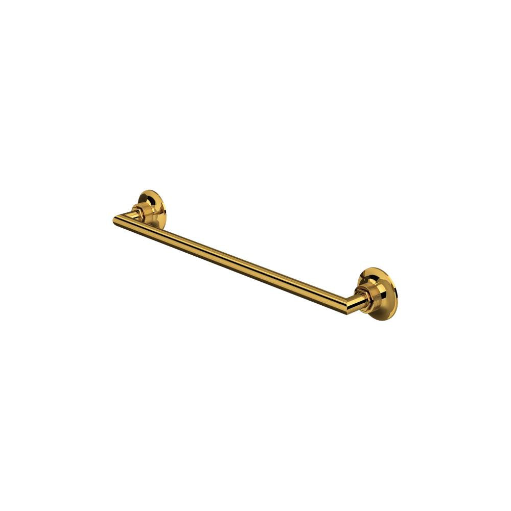 Rohl - Graceline 18'' Towel Bar - Unlacquered Brass