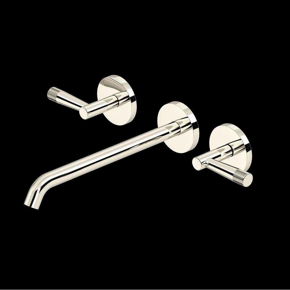 Rohl - AmahleE Wall Mount Tub Filler Trim With C-Spout - Polished Nickel