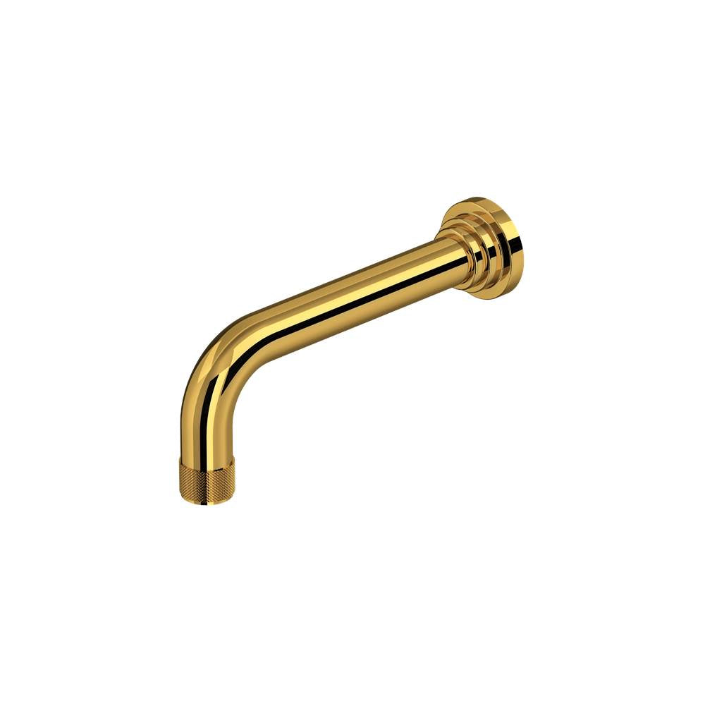 Rohl - CampoE Wall Mount Tub Spout - Unlacquered Brass