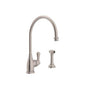 Rohl - Georgian EraE Kitchen Faucet With Side Spray - Satin English Gold