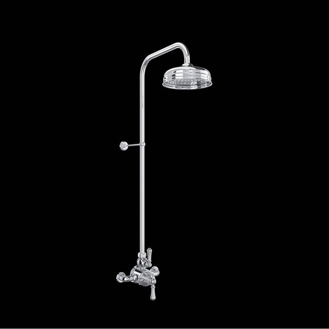 Rohl - Georgian EraE 3/4'' Exposed Wall Mount Thermostatic Shower System - Polished Chrome
