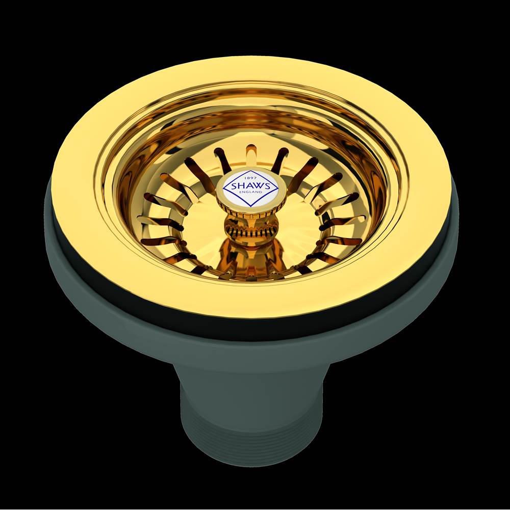 Rohl - Basket Strainer - Unlacquered Brass