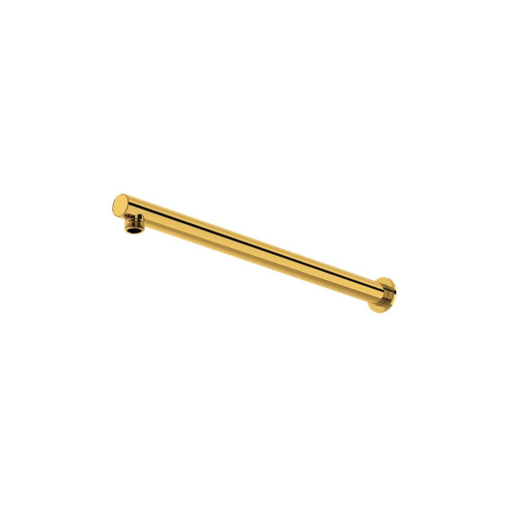 Rohl - 15'' Wall Mount Shower Arm - Unlacquered Brass