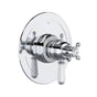 Rohl - EdwardianE 1/2'' Therm & Pressure Balance Trim With 3 Functions - Polished Chrome