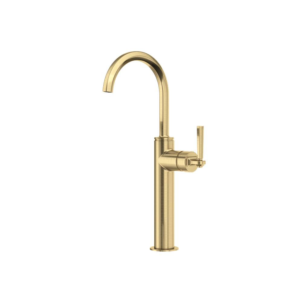 Rohl - ModelleE Single Handle Tall Lavatory Faucet - Antique Gold