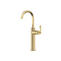 Rohl - ModelleE Single Handle Tall Lavatory Faucet - Antique Gold