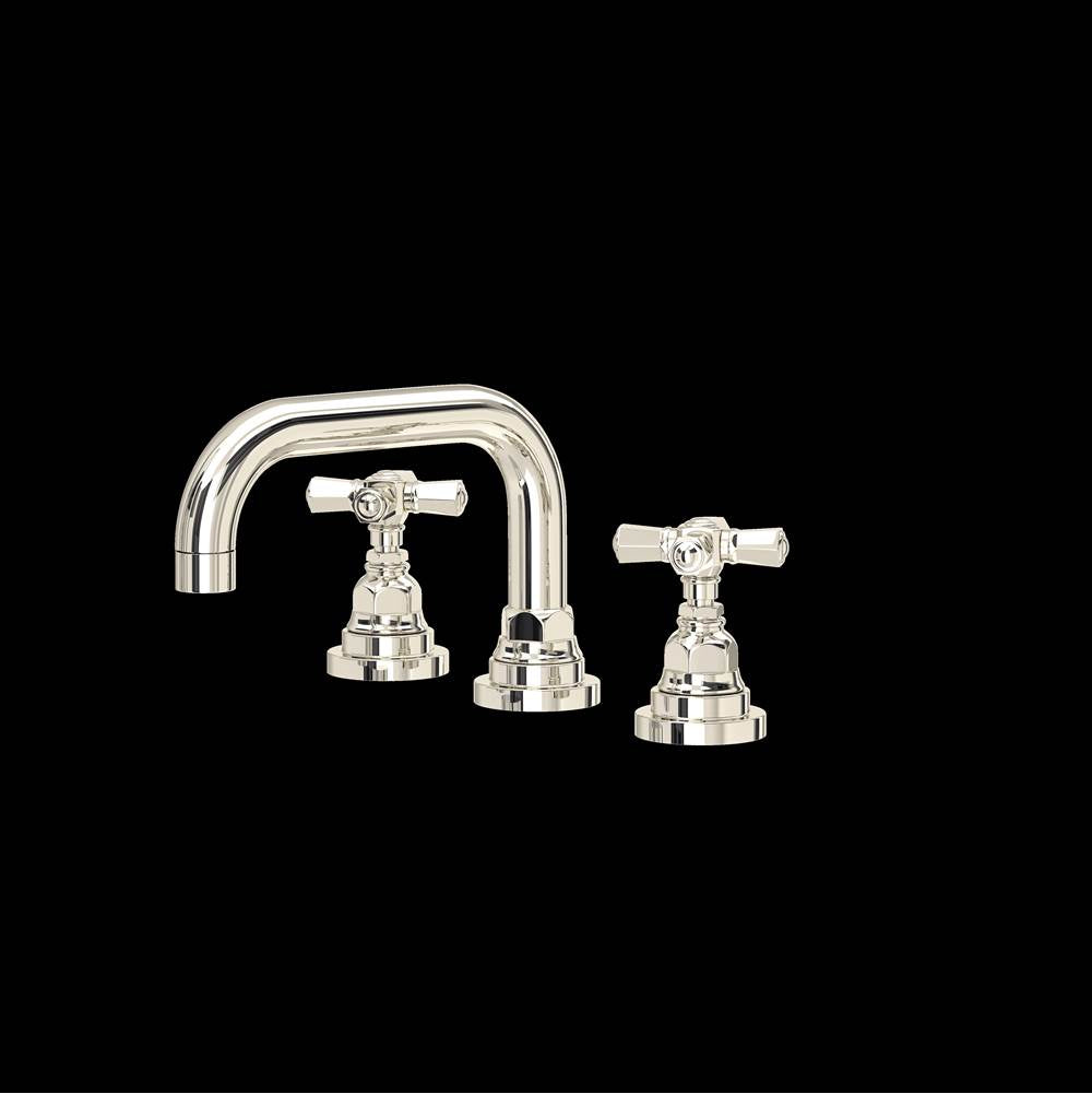 Rohl - San GiovanniE Widespread Lavatory Faucet With U-Spout - Polished Nickel