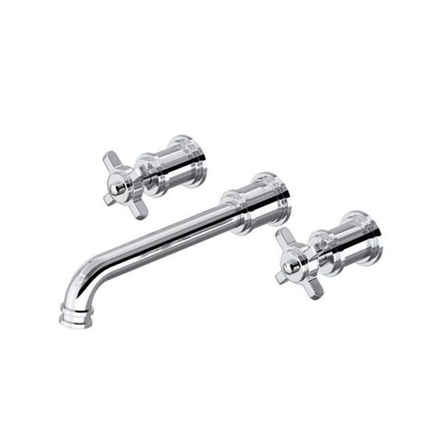 Rohl - ArmstrongE Wall Mount Lavatory Faucet Trim - Polished Chrome