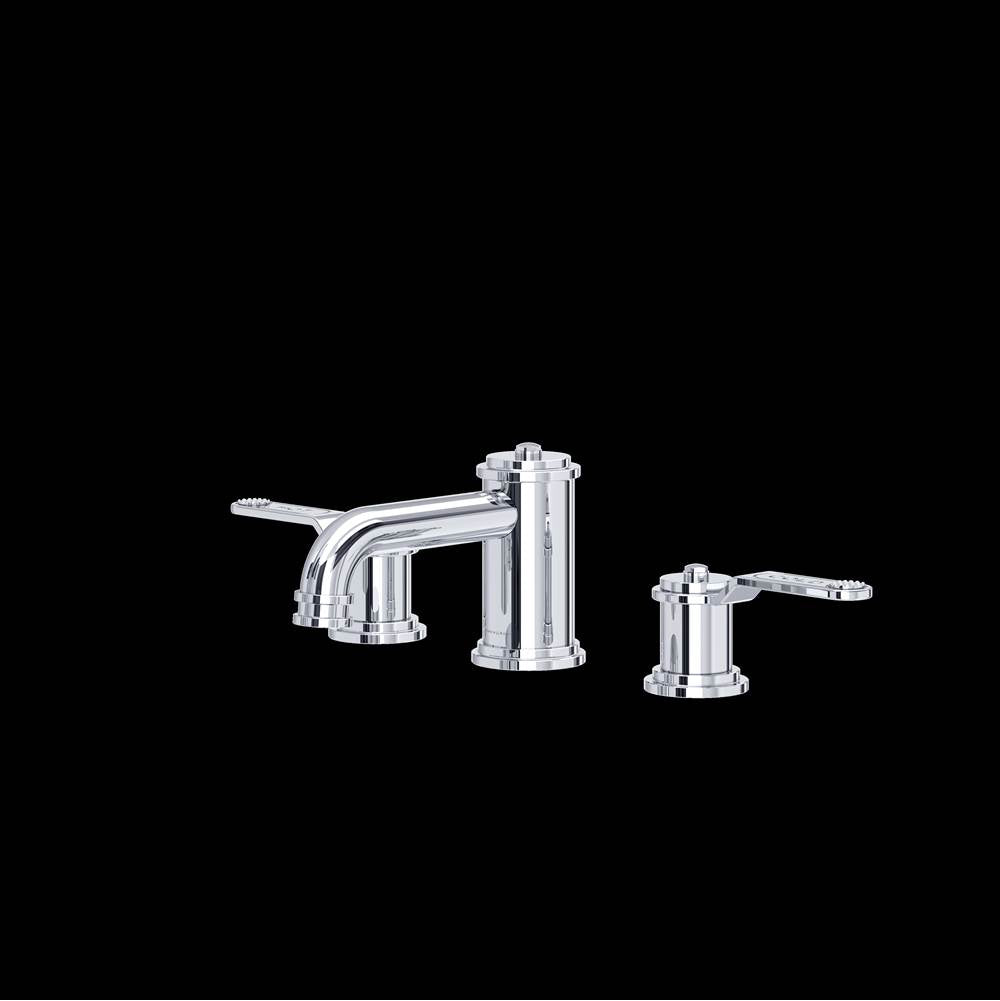 Rohl - ArmstrongE Widespread Lavatory Faucet With Low Spout - Polished Chrome