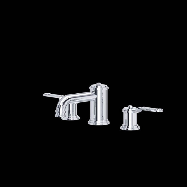 Rohl - ArmstrongE Widespread Lavatory Faucet With Low Spout - Polished Chrome