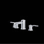 Rohl - ArmstrongE Widespread Lavatory Faucet With Low Spout - Polished Chrome