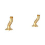 Rohl - Georgian EraE Bridge Kitchen Faucet Deck Unions - Satin English Gold
