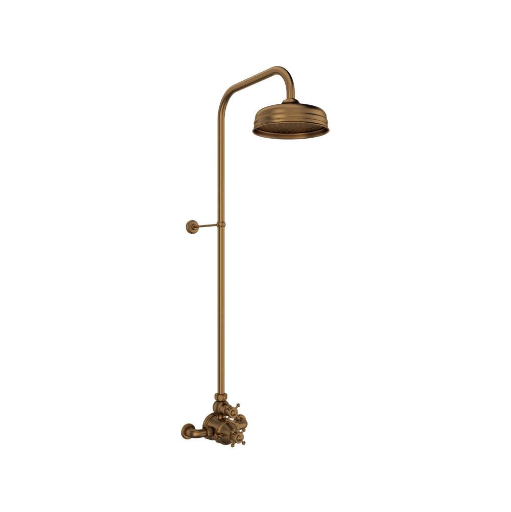Rohl - Georgian EraE 3/4'' Exposed Wall Mount Thermostatic Shower System - English Bronze