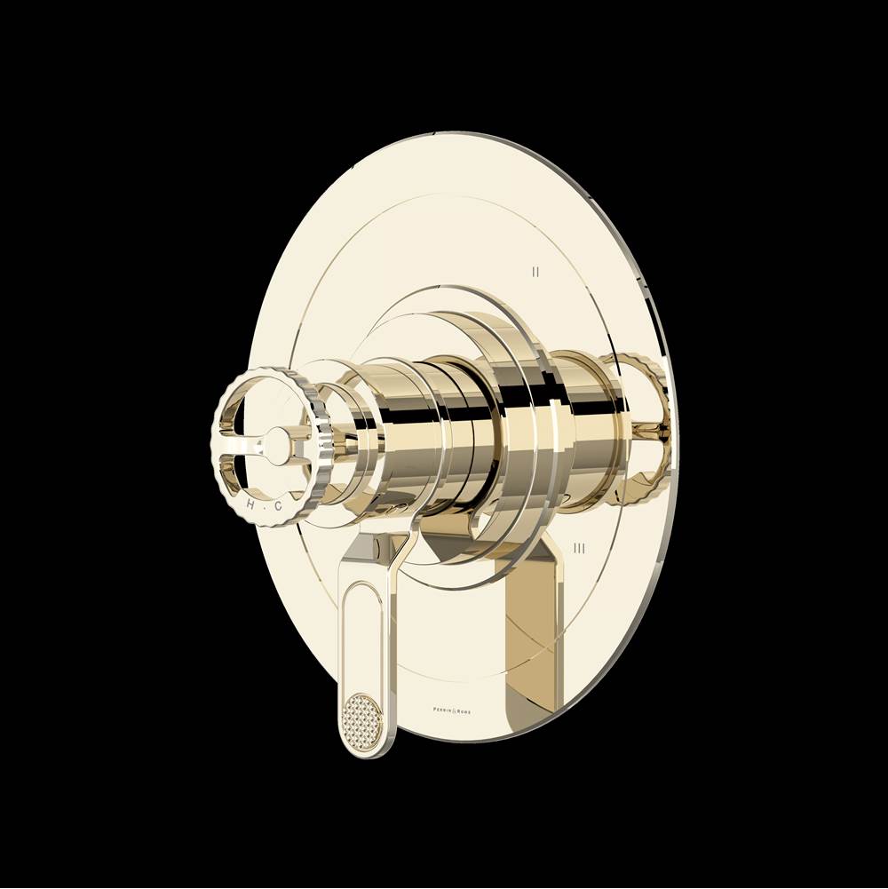 Rohl - ArmstrongE 1/2'' Therm & Pressure Balance Trim With 5 Functions - Polished Nickel