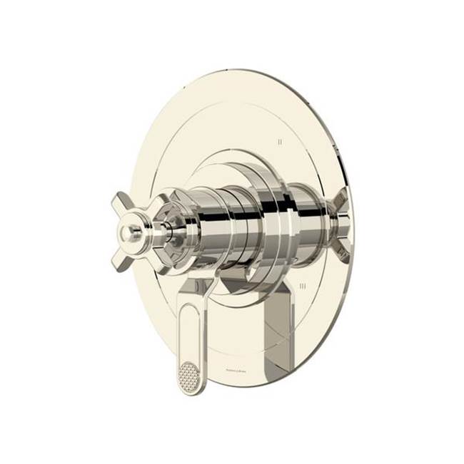 Rohl - ArmstrongE 1/2'' Therm & Pressure Balance Trim With 3 Functions - Polished Nickel