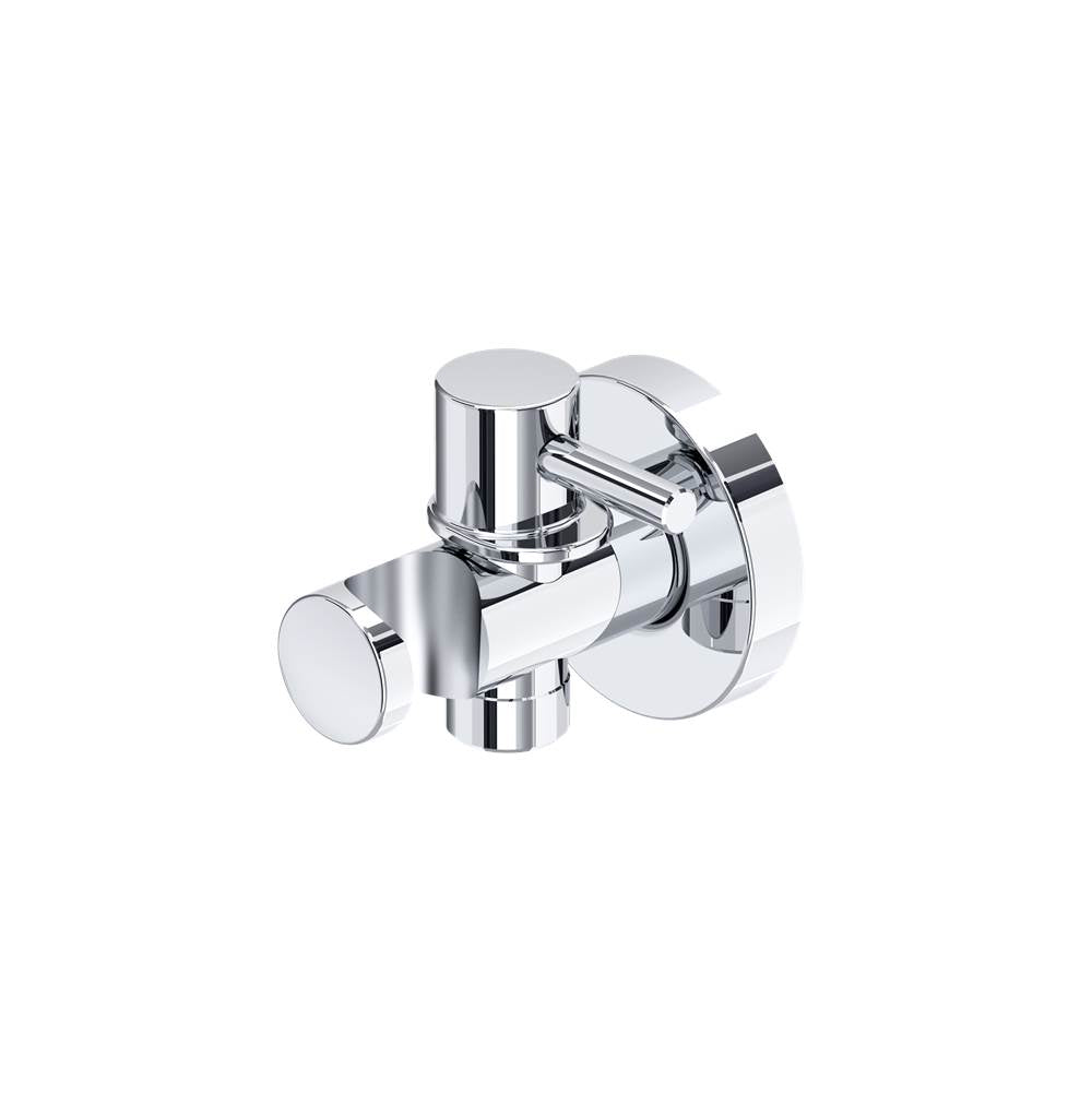 Rohl - Handshower Outlet With Holder and Integrated Volume Control - Polished Chrome