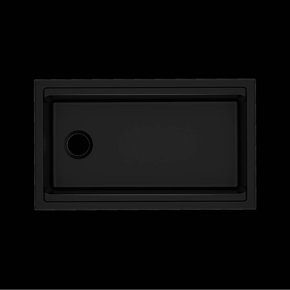 Rohl - AlliaE 33'' Fireclay Undermount Chef/Workstation Sink - Satin Black