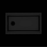Rohl - AlliaE 33'' Fireclay Undermount Chef/Workstation Sink - Satin Black