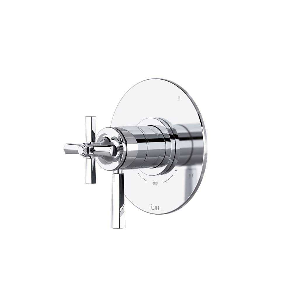 Rohl - ModelleE 1/2'' Therm & Pressure Balance Trim With 3 Functions - Polished Chrome