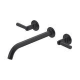 Rohl - ModelleE Wall Mount Tub Filler Trim With C-Spout - Matte Black