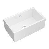Rohl - ShakerE 30'' Single Bowl Farmhouse Apron Front Fireclay Kitchen Sink - White (WH)