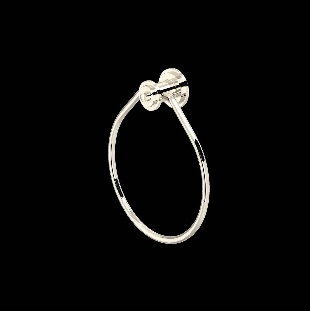 Rohl - ArmstrongE Towel Ring - Polished Nickel