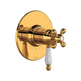 Rohl - ArcanaE 1/2'' Therm & Pressure Balance Trim With 3 Functions - Italian Brass