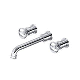 Rohl - ArmstrongE Wall Mount Lavatory Faucet Trim - Polished Chrome