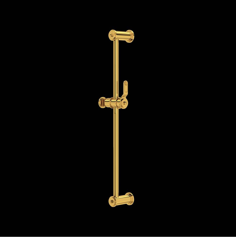 Rohl - 26'' Slide Bar - Unlacquered Brass