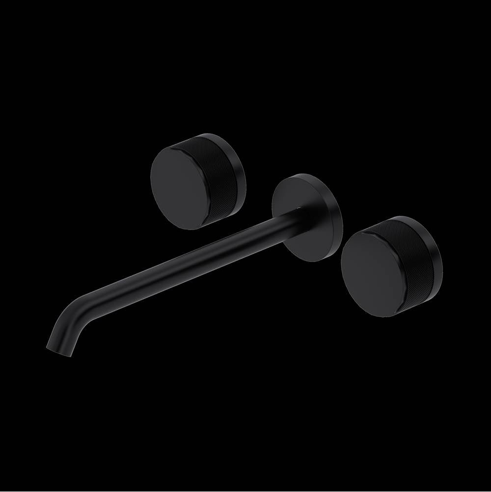 Rohl - AmahleE Wall Mount Tub Filler Trim With C-Spout - Matte Black