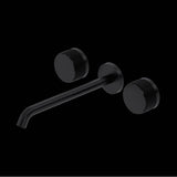 Rohl - AmahleE Wall Mount Tub Filler Trim With C-Spout - Matte Black