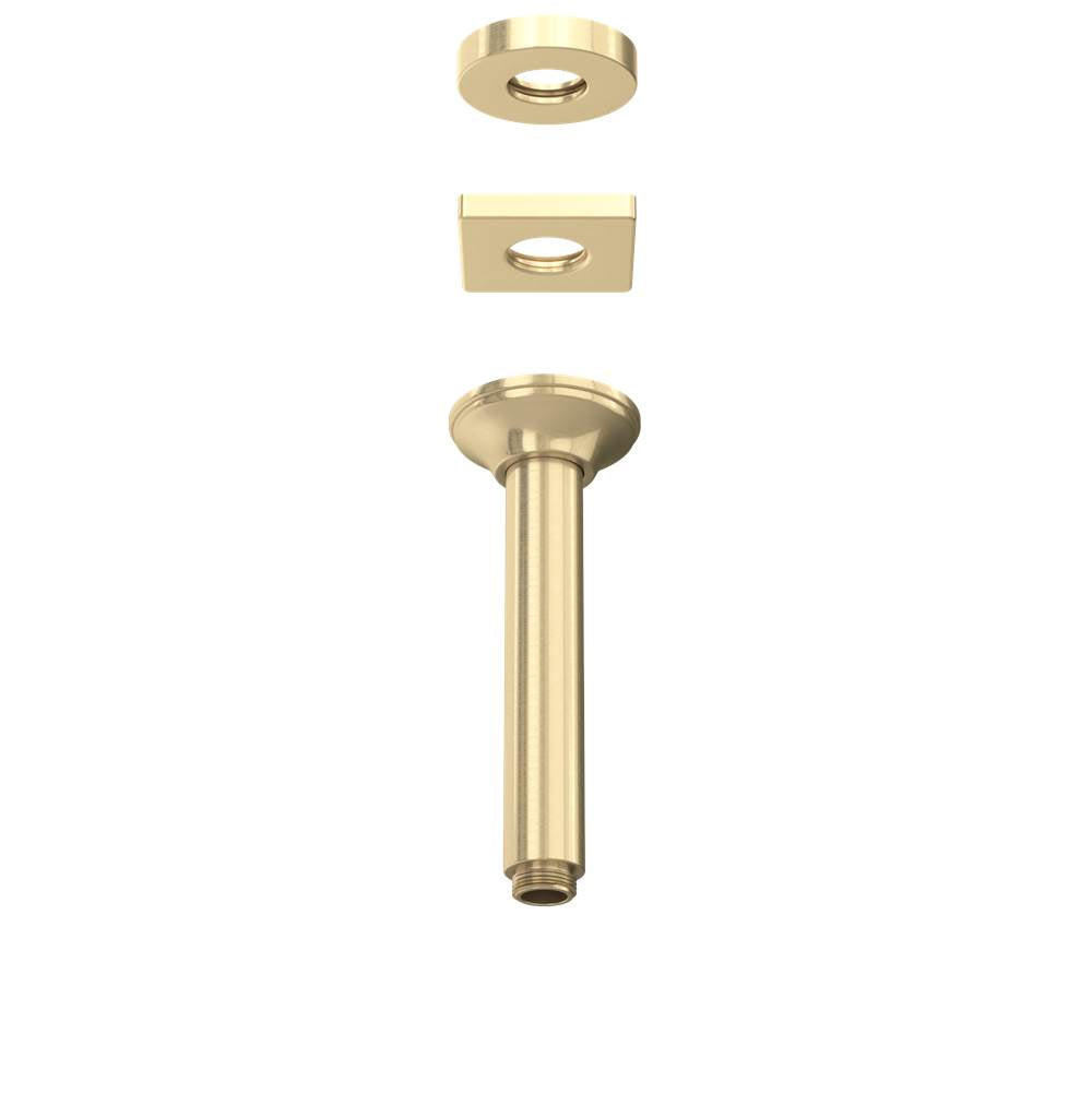 Rohl - 7'' Ceiling Mount Shower Arm - Antique Gold