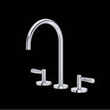Rohl - AmahleE Widespread Lavatory Faucet With C-Spout - Polished Chrome