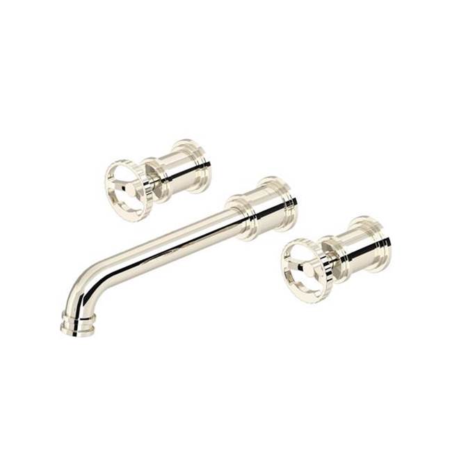 Rohl - ArmstrongE Wall Mount Lavatory Faucet Trim - Polished Nickel